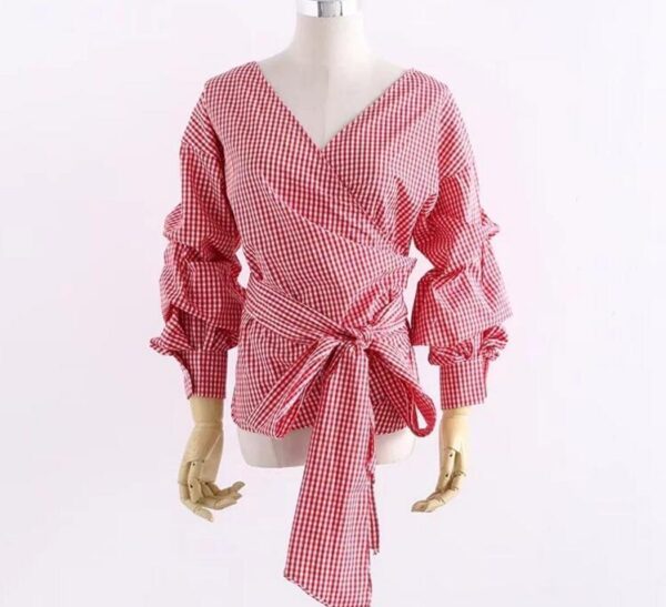 Top con estampado cuadrados A&P. - Imagen 3