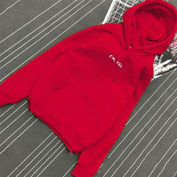 Hooded sweater women loose - Imagen 6