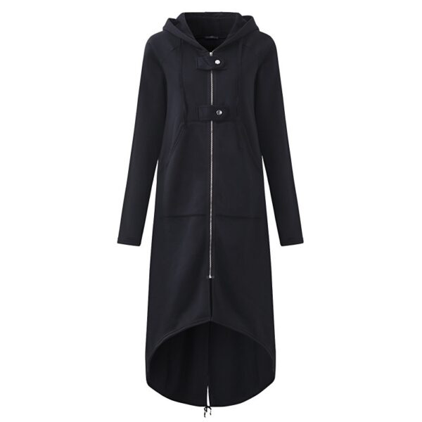 Fleece sweater hooded coat - Imagen 7