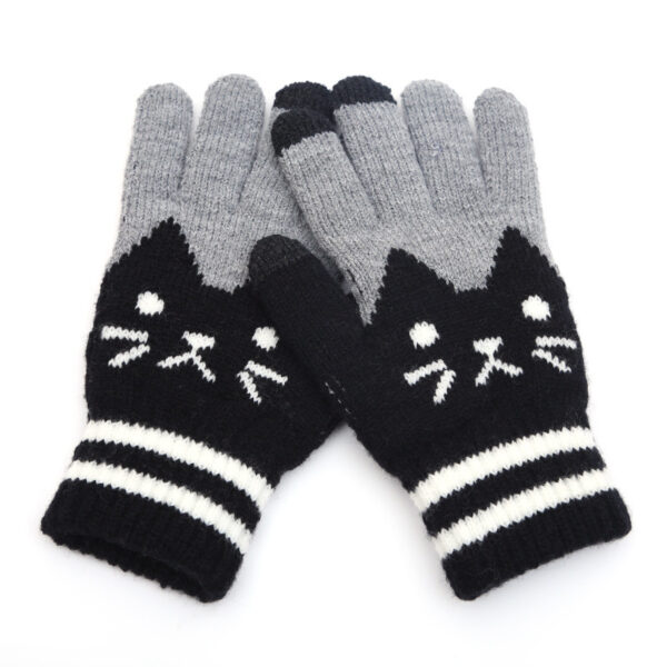 Couple knitted gloves touch screen gloves - Imagen 16