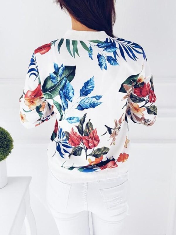 New hot women's color fashion autumn jacket jacket short paragraph - Imagen 3