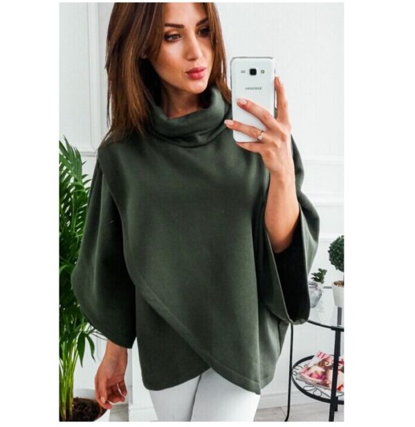 Amazon AliExpress / ebay Europe and the United States winter new warm jacket high collar sweater top - Imagen 3