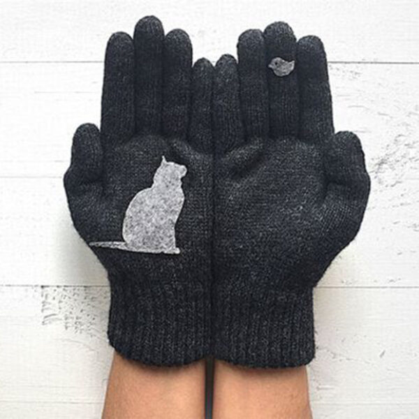 Women's wool gloves - Imagen 3