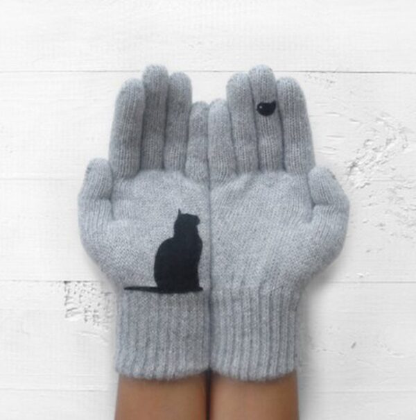 Women's wool gloves - Imagen 4