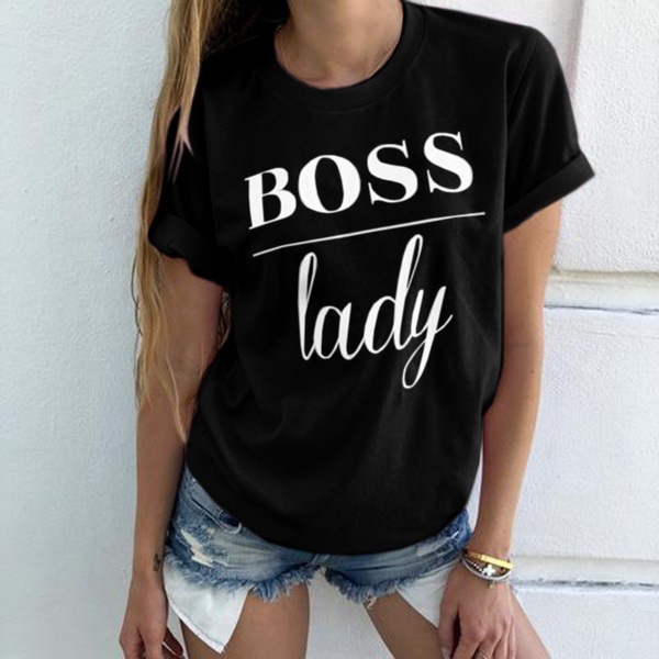 Camiseta de manga corta BOSS Lady A&P.