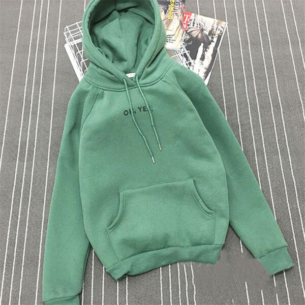 Hooded sweater women loose - Imagen 8