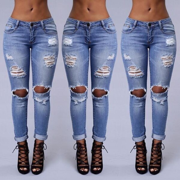 Skinny Ripped Jeans - Imagen 2