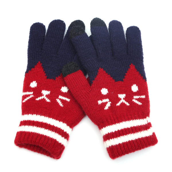 Couple knitted gloves touch screen gloves - Imagen 17