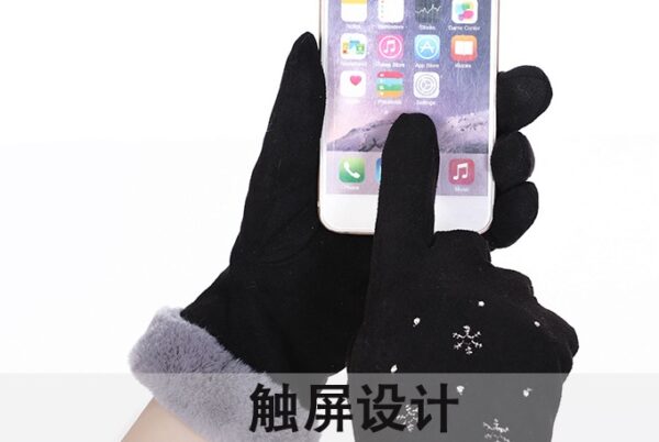 Women's winter warm touch screen gloves - Imagen 3