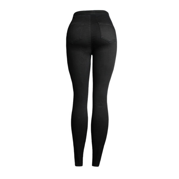 Women's 3D Embroidery Skinny Jeans - Imagen 4