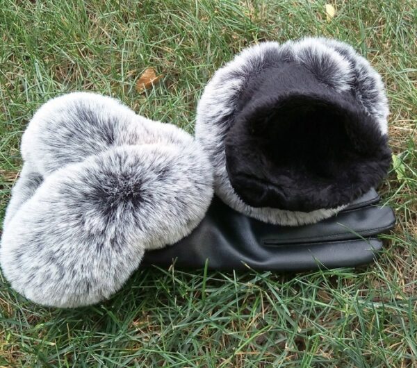Autumn and winter touch screen leather gloves - Imagen 7