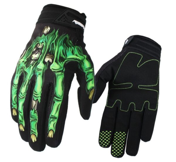 Motorcycle riding gloves Bicycle long finger gloves outdoor sports autumn and winter models Ghost claws all refers to sports outdoor - Imagen 5