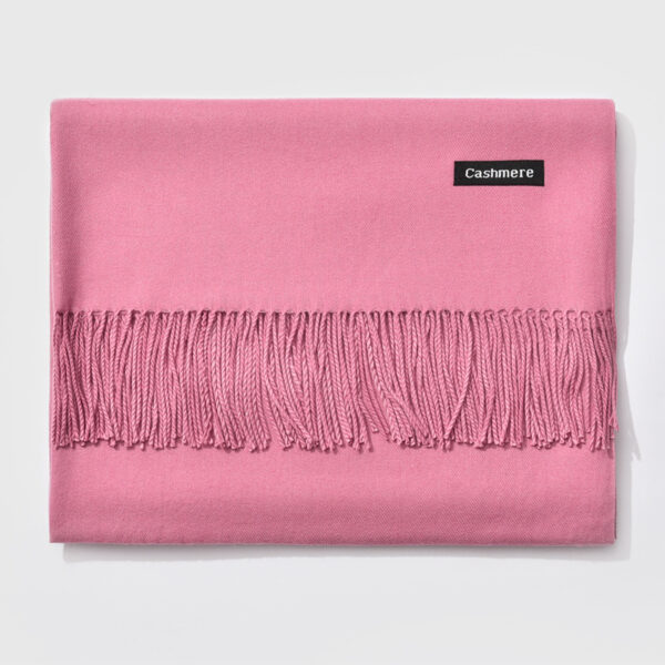 Autumn and winter fringed cashmere scarf - Imagen 33