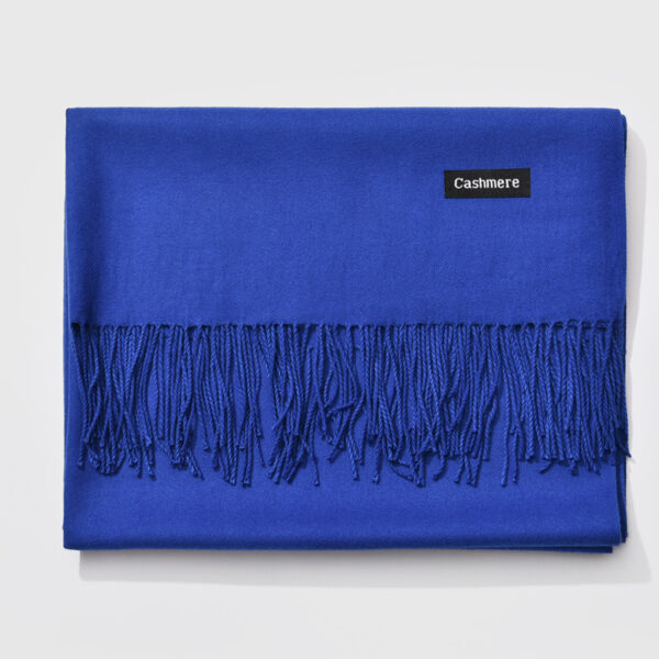 Autumn and winter fringed cashmere scarf - Imagen 24