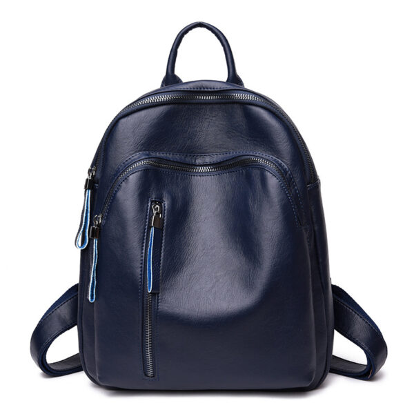 New handbag Korean lady PU backpack fashion tide all-match leisure travel backpack bag can be issued on behalf of the PU - Imagen 10