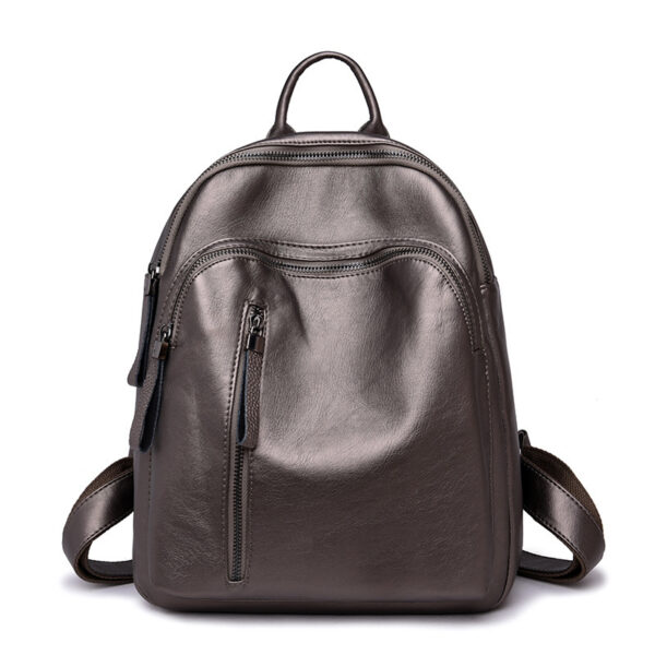 New handbag Korean lady PU backpack fashion tide all-match leisure travel backpack bag can be issued on behalf of the PU - Imagen 8