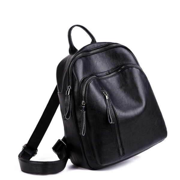 New handbag Korean lady PU backpack fashion tide all-match leisure travel backpack bag can be issued on behalf of the PU - Imagen 4
