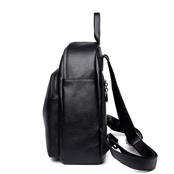 New handbag Korean lady PU backpack fashion tide all-match leisure travel backpack bag can be issued on behalf of the PU - Imagen 3