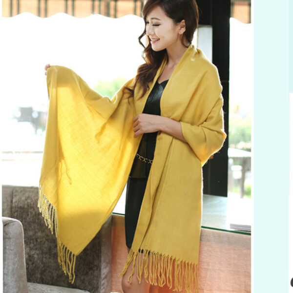 cashmere scarf for women - Imagen 9