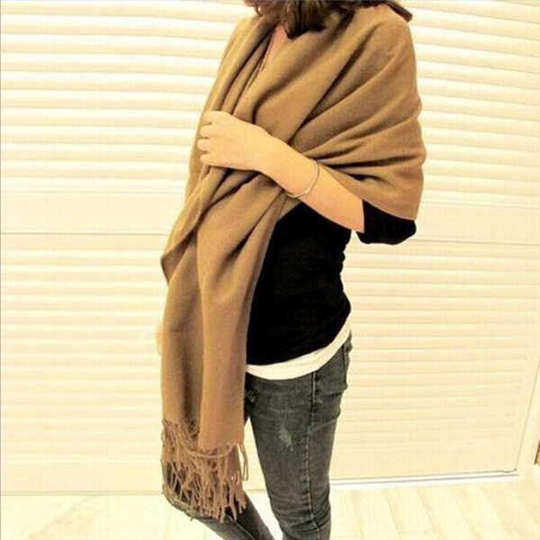cashmere scarf for women - Imagen 2