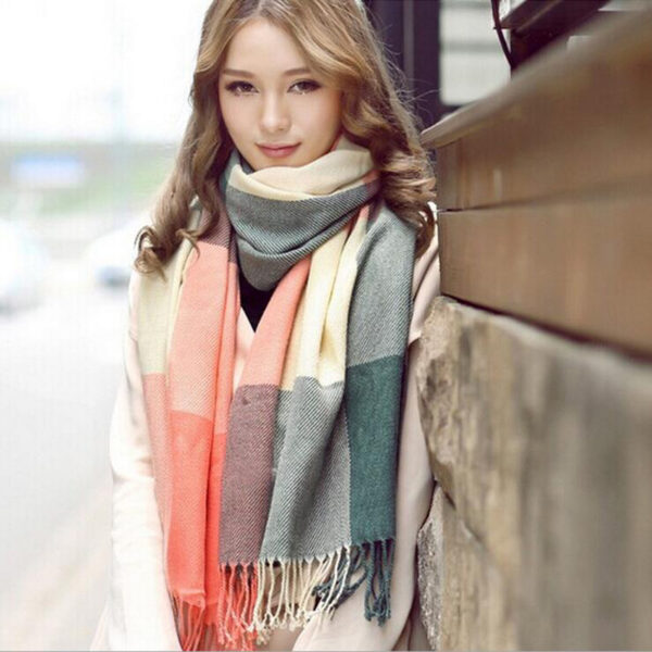 cashmere scarf for women - Imagen 13