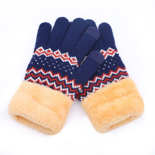 Couple knitted gloves touch screen gloves - Imagen 18