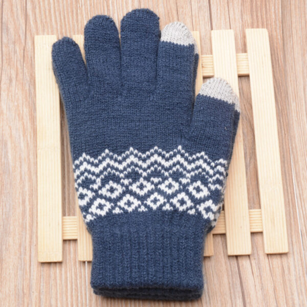 Couple knitted gloves touch screen gloves - Imagen 14