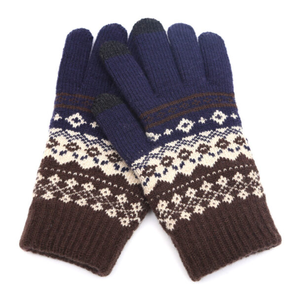 Couple knitted gloves touch screen gloves - Imagen 11