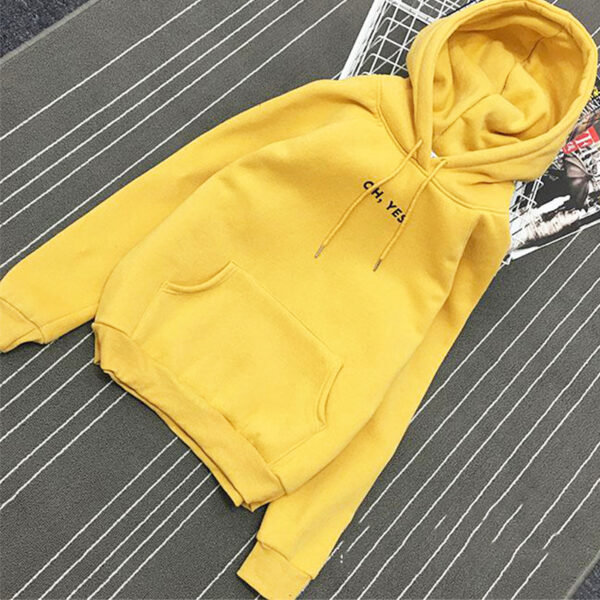 Hooded sweater women loose - Imagen 5