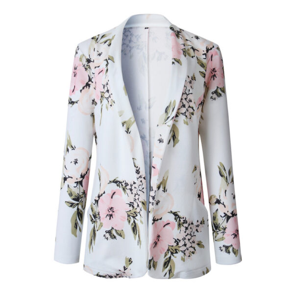 Chaqueta de primavera con estampado de flores A&P. - Imagen 10