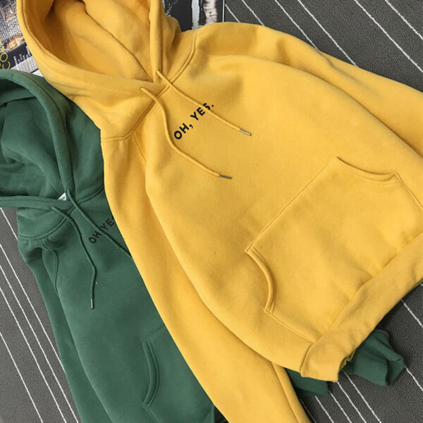 Hooded sweater women loose - Imagen 3