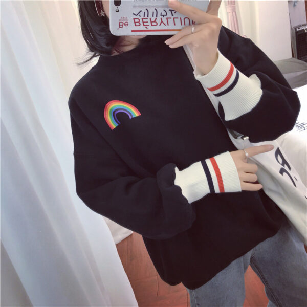 Loose plus fleece sweater - Imagen 5
