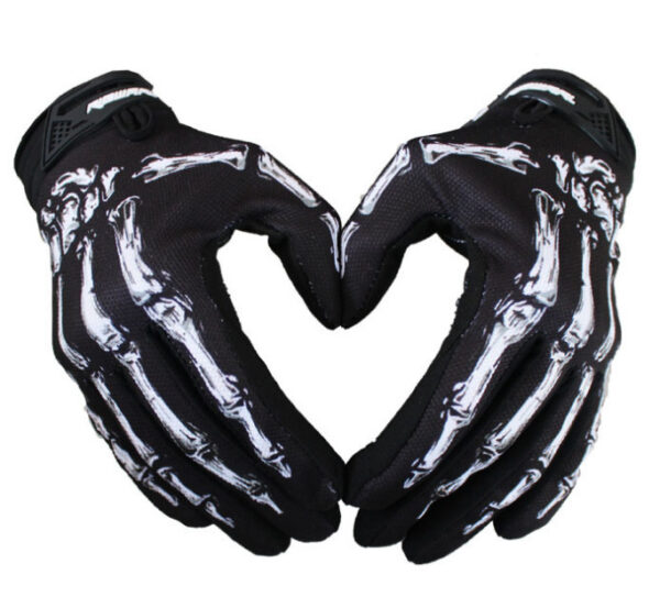 Motorcycle riding gloves Bicycle long finger gloves outdoor sports autumn and winter models Ghost claws all refers to sports outdoor - Imagen 6