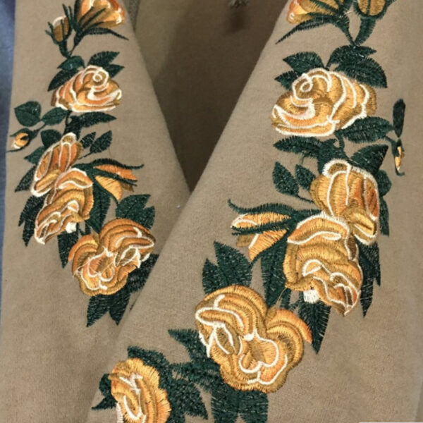 Sweatshirt Women's Elegant Embroidered Print Long Sleeve Fashion Hoodie - Imagen 3
