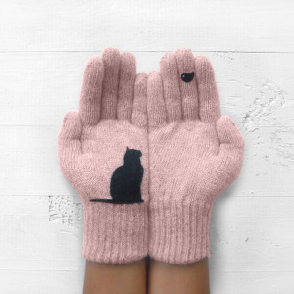 Women's wool gloves - Imagen 2