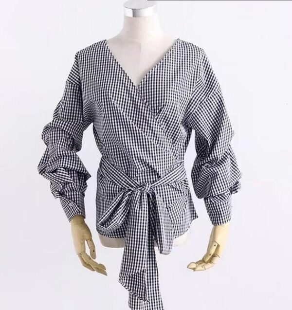 Top con estampado cuadrados A&P. - Imagen 4