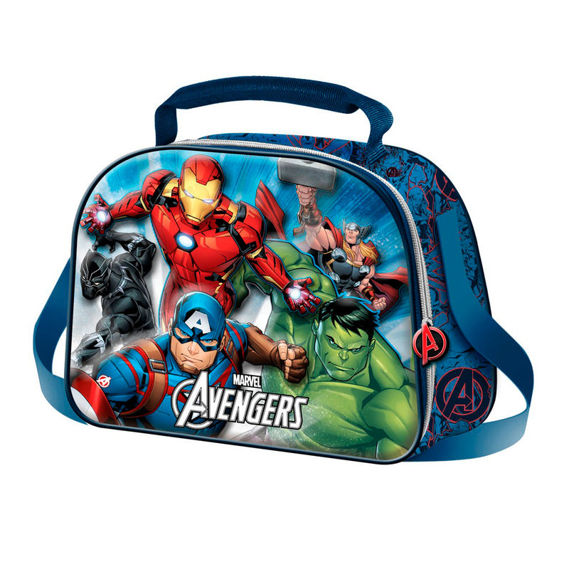 Bolsa portameriendas 3D Vengadores Avengers Marvel