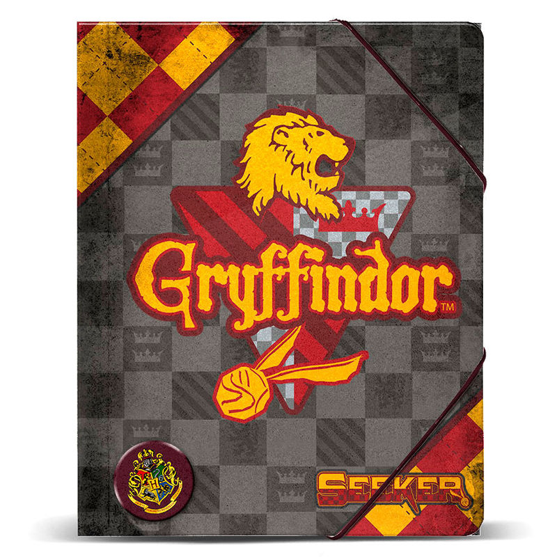 Carpeta A4 Harry Potter Quidditch Gryffindor gomas