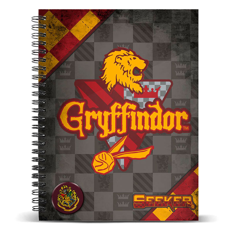 Cuaderno A4 Harry Potter Quidditch Gryffindor