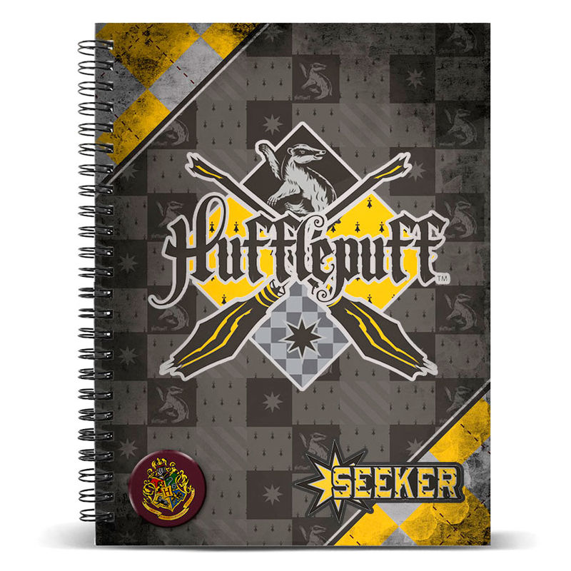 Cuaderno A4 Harry Potter Quidditch Hufflepuff