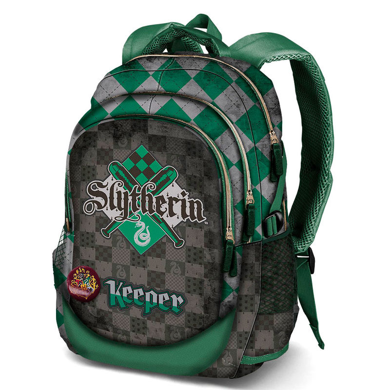 Mochila Harry Potter Quidditch Slytherin 44cm