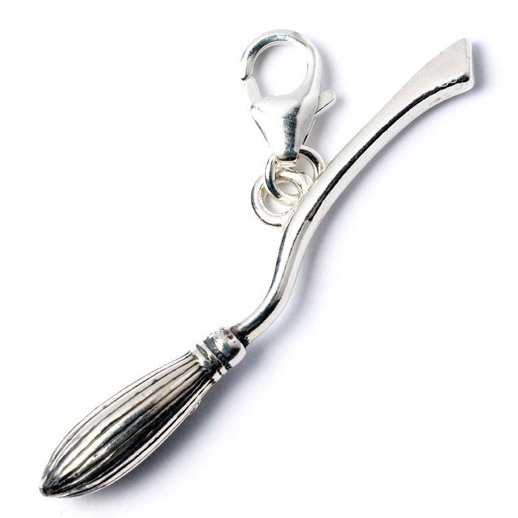 Colgante charm Nimbus 2000 Broomstick Harry Potter plata