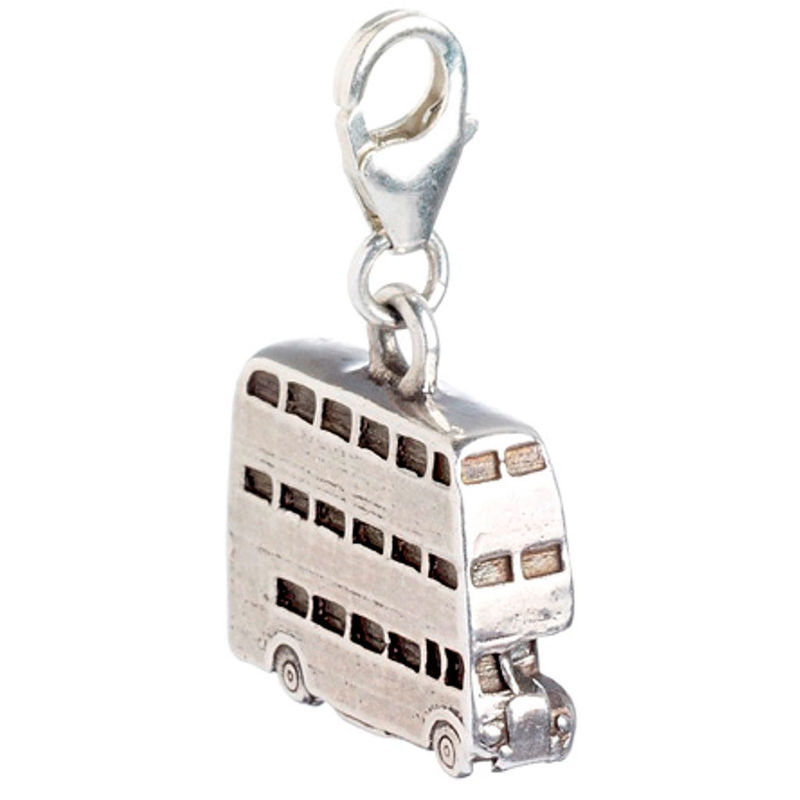 Colgante charm Knight Bus Harry Potter plata