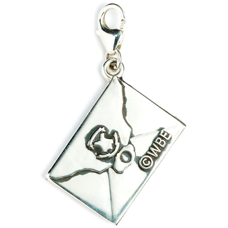 Colgante charm Hogwarts Acceptance Letter Harry Potter plata