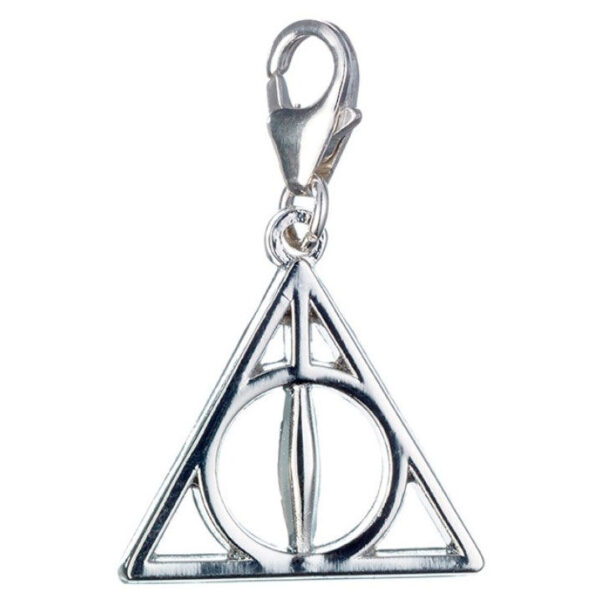 Colgante charm Deathly Hallows Harry Potter plata