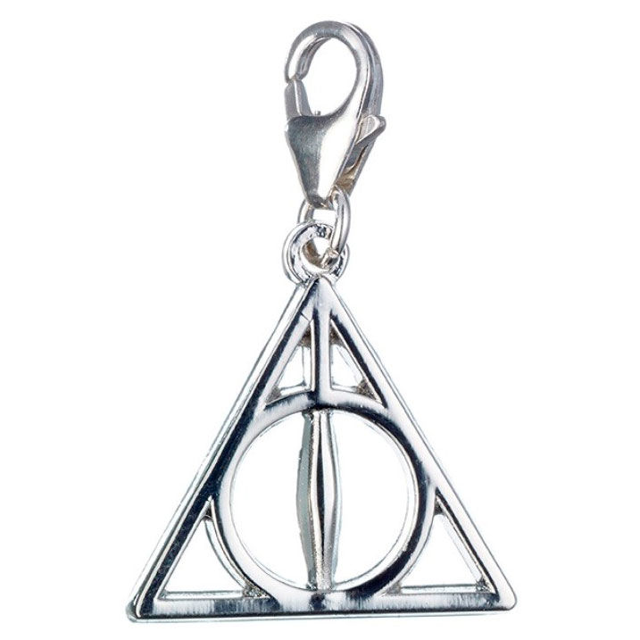 Colgante charm Deathly Hallows Harry Potter plata