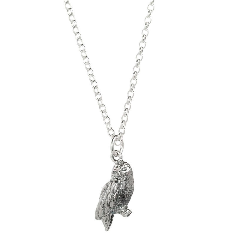 Colgante Hedwig Owl Harry Potter plata