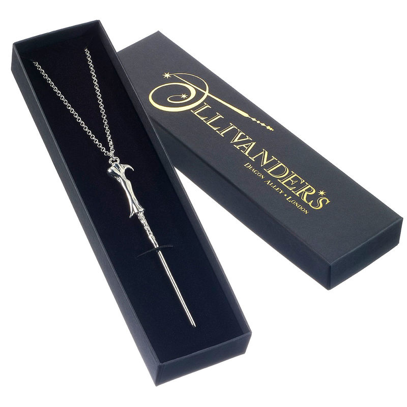 Colgante varita Lord Voldemort Harry Potter plata