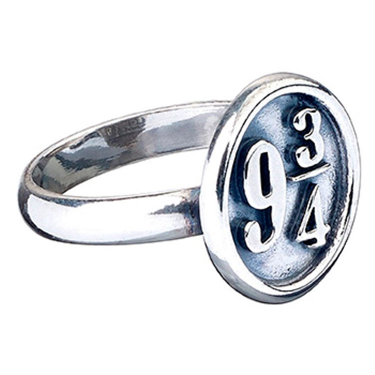 Anillo Platform 9 3/4 Harry Potter plata