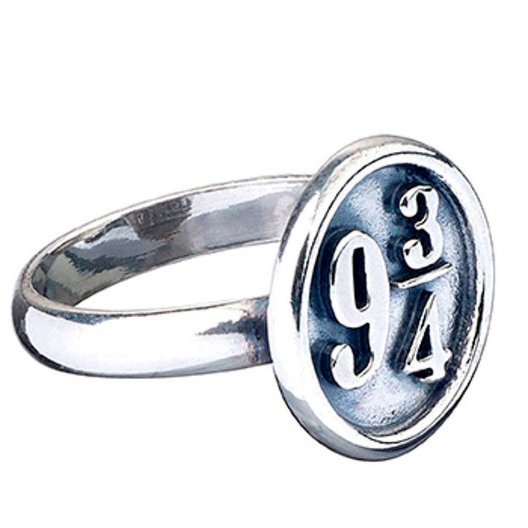 Anillo Platform 9 3/4 Harry Potter plata